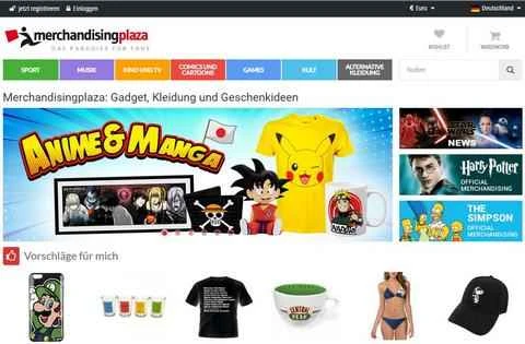 MerchandisingPlaza ドイツ公式サイトオンラインショッピングサイト