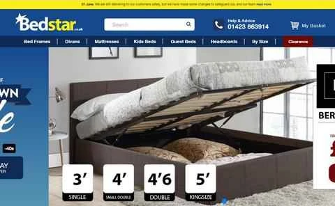 BedStar 英国公式寝具ショッピングウェブサイト