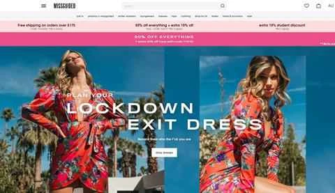 Missguided Australia 公式サイト オンラインショッピングサイト