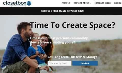 米国を拠点とする家庭用収納サービスプロバイダー、Closetbox。