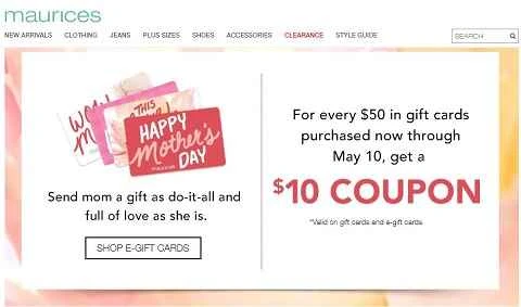 アメリカの婦人服ブランド、モーリスの公式サイト。