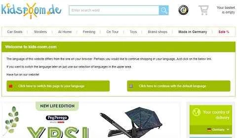 Kidsroomドイツ公式サイト - ベビー用品のオンラインショッピングサイト