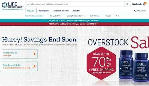 ライフエクステンション公式サイト：アメリカの健康サプリメントブランド