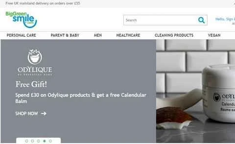 Big Green Smile UK 公式ウェブサイト ナチュラル製品オンラインストア