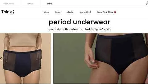 Thinx 公式サイト: アメリカの生理用ナプキンと下着のブランド。