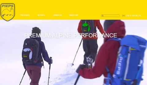 Pieps公式サイト：オーストリアのアルペンスキー安全装備ブランド