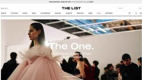 The List: 英国を拠点とする統合型高級品Eコマースプラットフォーム