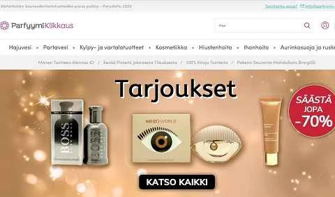 Parfyymi Klikkaus 公式ウェブサイト FI フィンランドのオンライン美容・スキンケアストア