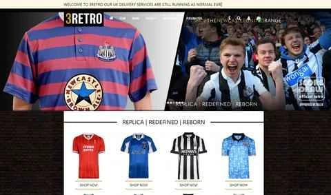 3Retro Football公式サイト - イギリスのレトロアパレルとジャージのオンラインショッピングサイト