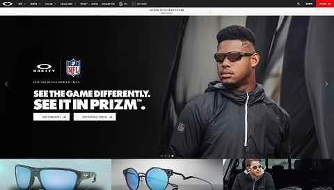 OAKLEY（オークリーUS） - アメリカのスポーツウェアブランドのウェブサイト