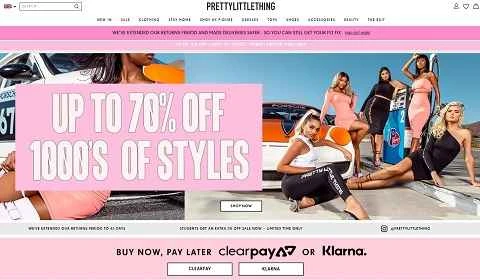 PrettyLittleThing公式サイト：新興の英国ファッション婦人服ブランド