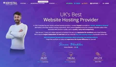Krystal 公式ウェブサイト - 英国のウェブホスティングプロバイダー - ページ 1 Krystal官网 英国网站托管服务商 第1张