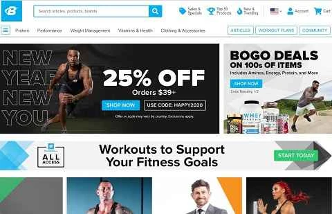 Bodybuilding.com は、アメリカの公式オンライン ボディビルディング ウェブサイトです。