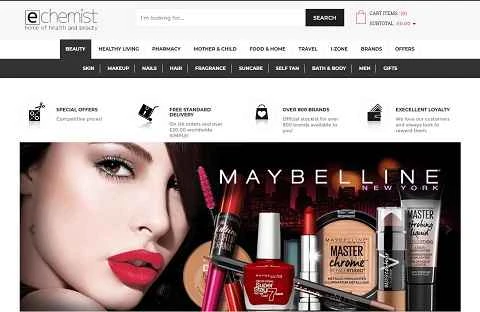 eChemist公式サイト - 英国の医薬品および美容製品のウェブサイト