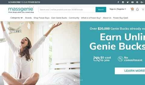 アメリカのソーシャルショッピングサイト「MassGenie」