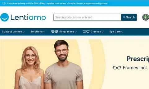 Lentiamo UK 公式サイト オンラインコンタクトレンズストア