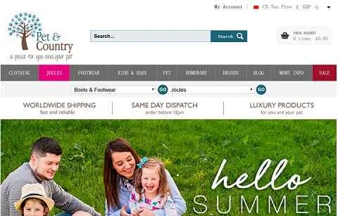 ペット&カントリー公式サイト:英国カントリースタイルとペット用品のエキスパート - ページ1 Pet and Country官网 英国乡村时尚和宠物用品专家 第1张