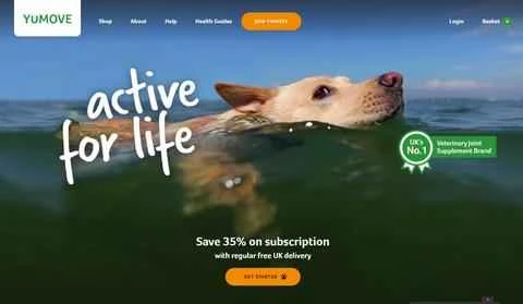 YuMOVE UK 公式サイト：犬用天然栄養サプリメント