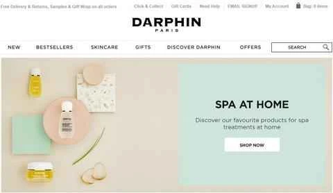 DARPHIN UK 公式ウェブサイト フランス化粧品