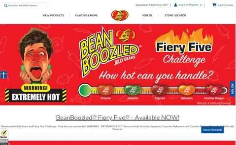 JellyBelly公式サイト：アメリカの有名なキャンディーブランド