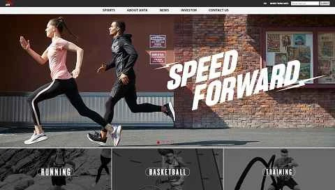 ANTA海外公式オンラインストア