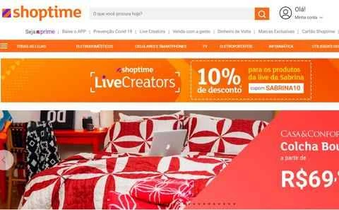 ブラジルの有名なオンラインショッピングモール、Shoptime。