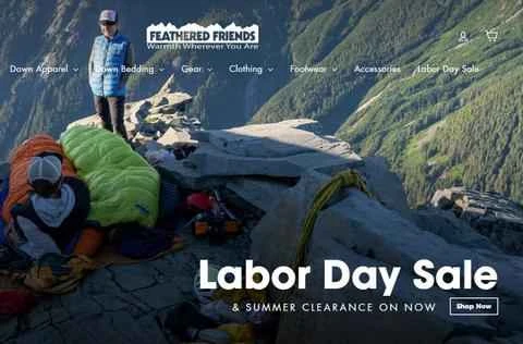 フェザードフレンド公式サイト - アメリカのアウトドアギアブランド