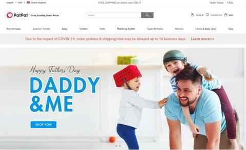 PatPat UK 公式ウェブサイト - ベビー＆おもちゃのショッピングサイト