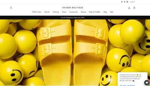 オキシジェンブティック公式ウェブサイト - ロンドンファッションブティックオンラインショッピング