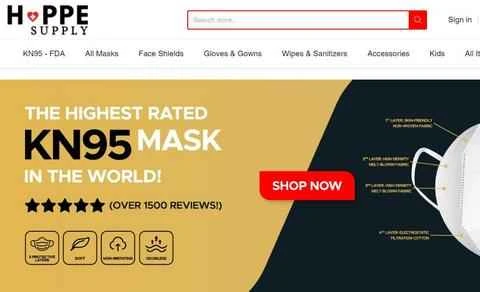 Honest PPE Supply 公式ウェブサイト - 米国を拠点とする個人用保護具のオンライン小売業者。