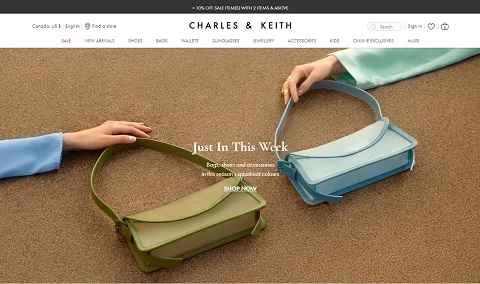 CHARLES & KEITH カナダ公式ウェブサイト