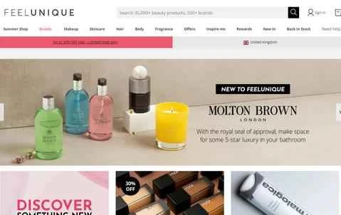 Feelunique US公式ウェブサイト