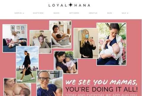 Loyal Hana 公式サイト: アメリカのマタニティ&授乳服。