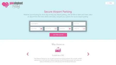 ピンクエレファントパーキング - 英国空港駐車場ブランド