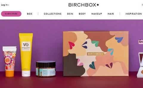 Birchbox UK ウェブサイト - 月額コスメサブスクリプションウェブサイト