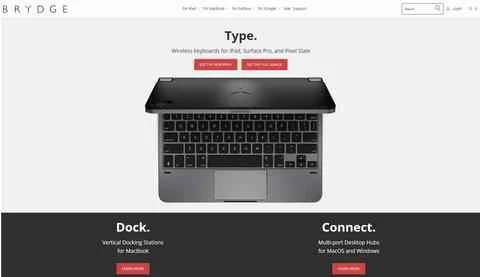 Brydge公式サイト iPadキーボードブランド