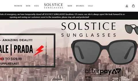 Solstice Sunglassesの公式ウェブサイト - アメリカのサングラス販売店