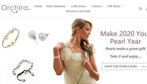 イギリスのパールジュエリーブランド「オルキラ」公式サイト