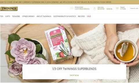 トワイニングス公式サイト、英国の紅茶・飲料ショッピングサイト