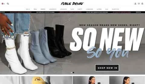 Public Desire は、世界的なオンライン フットウェア ブランドです。
