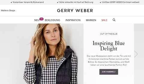 ゲリー・ウェーバー公式サイト DE ドイツのファッションブランド