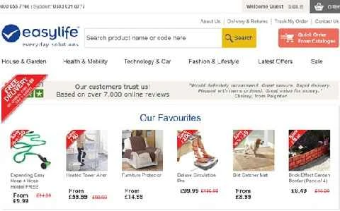 Easylife Group UK の住宅、庭、車、モビリティソリューションのウェブサイト