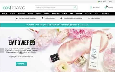 Lookfantastic Sweden 公式サイト - オンラインショッピングサイト