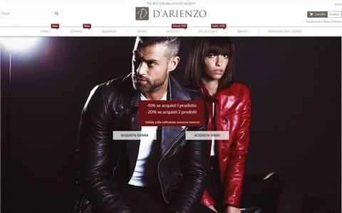 Darienzo公式サイトITは、イタリアの有名な革製品のオンラインショッピングサイトです。