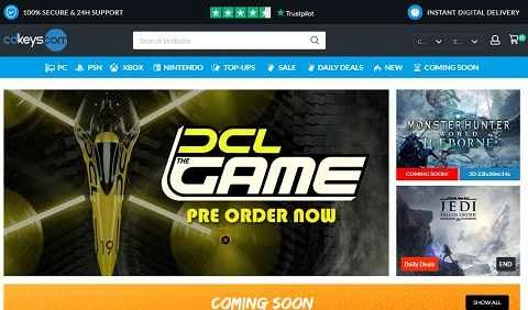 CDKeys公式サイト オンラインゲーム販売店