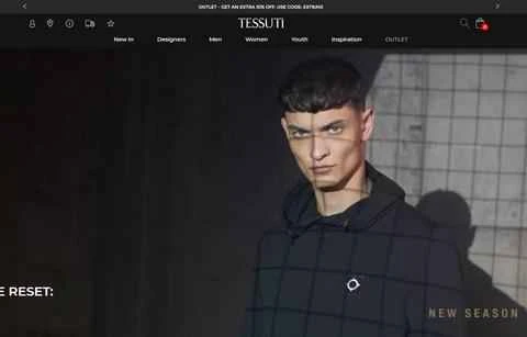 Tessuti UK 公式ウェブサイト