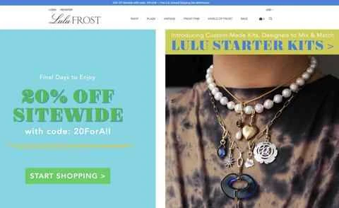 アメリカ・ニューヨーク発のジュエリーブランド、ルルフロストの公式サイト。