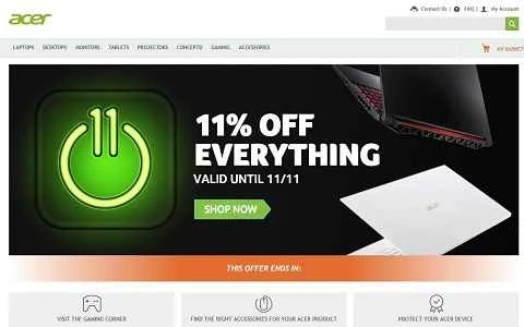 Acer UK 公式オンラインストア (Acer ノートパソコン)