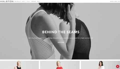 ハルストン公式サイト：アメリカの高級ファッションブランド