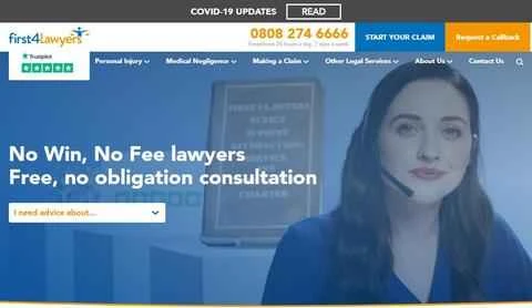 First4Lawyers 公式ウェブサイト、英国の法律サービス ウェブサイト。